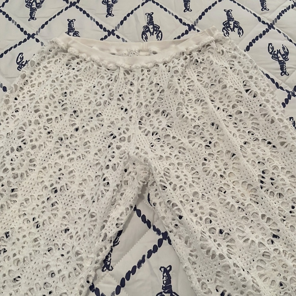 Swimsuit coverup eyelid pants